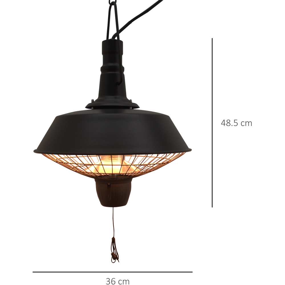 Outsunny Vintage Pendant Outdoor Electric Heater 2100W Image 6