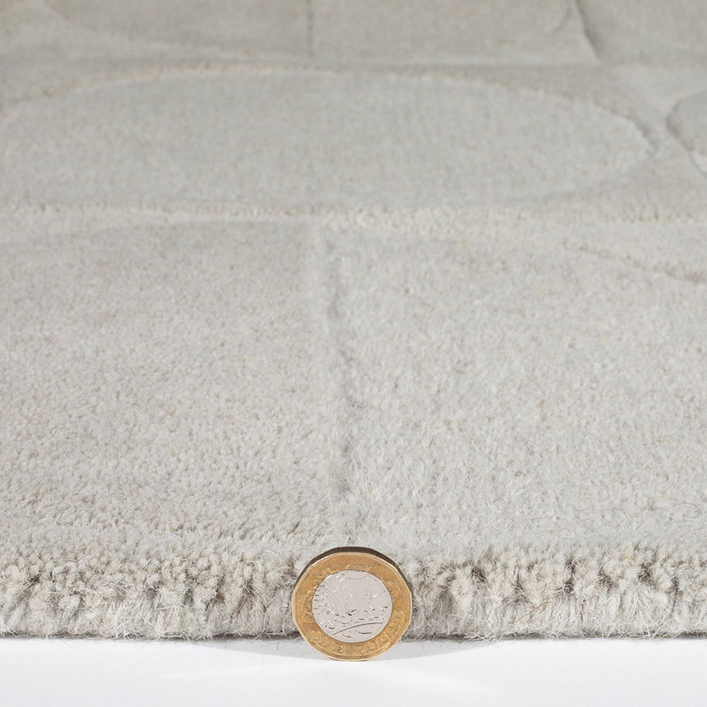 Esselle Arabella Grey Wool Rug 120 x 170cm Image 4