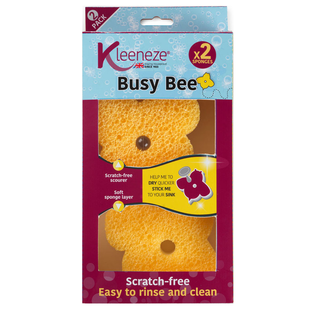 Kleeneze Busy Bee Sponges 2 Pack Image 1