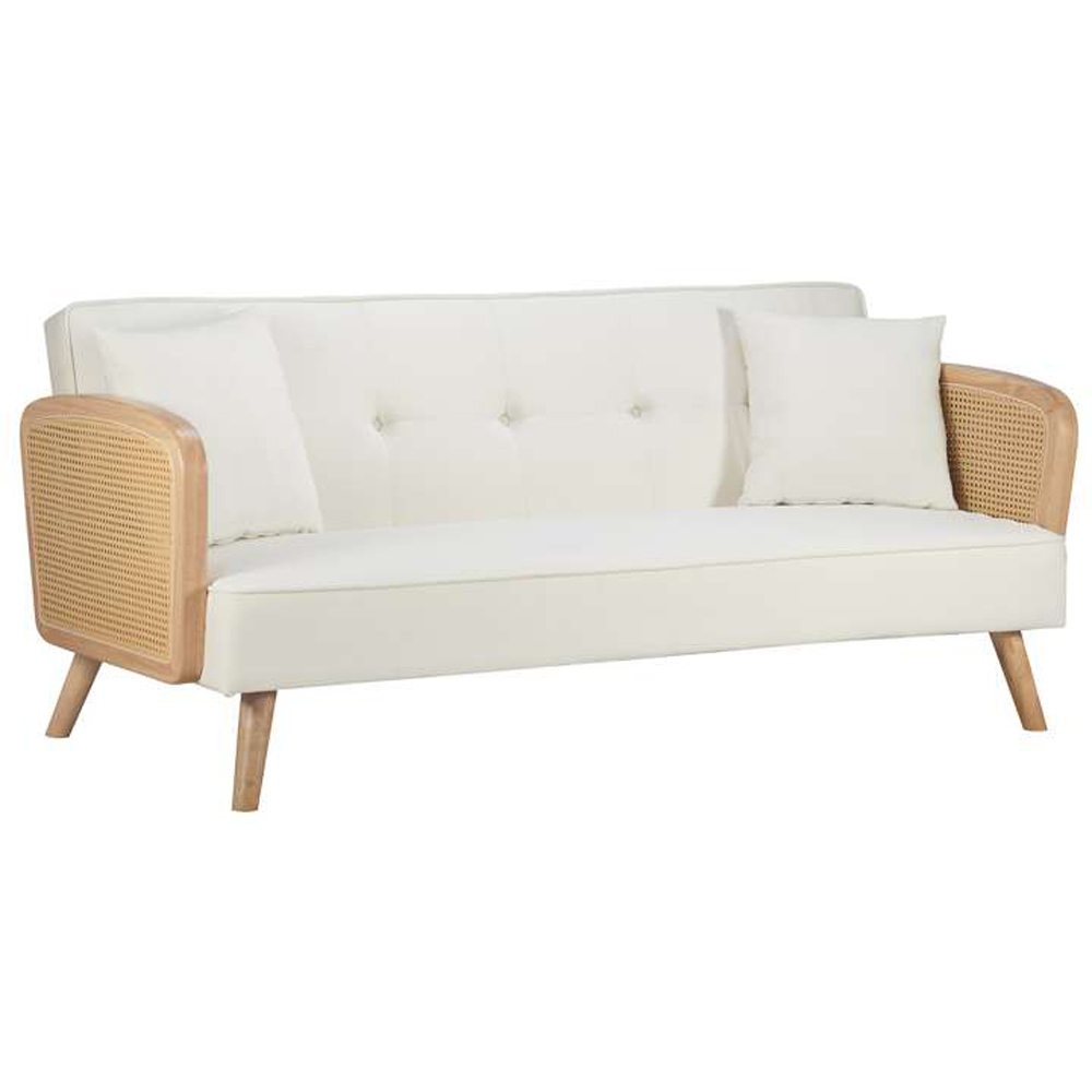 Birlea Mila 2 Seater White Sofa Bed Image 2