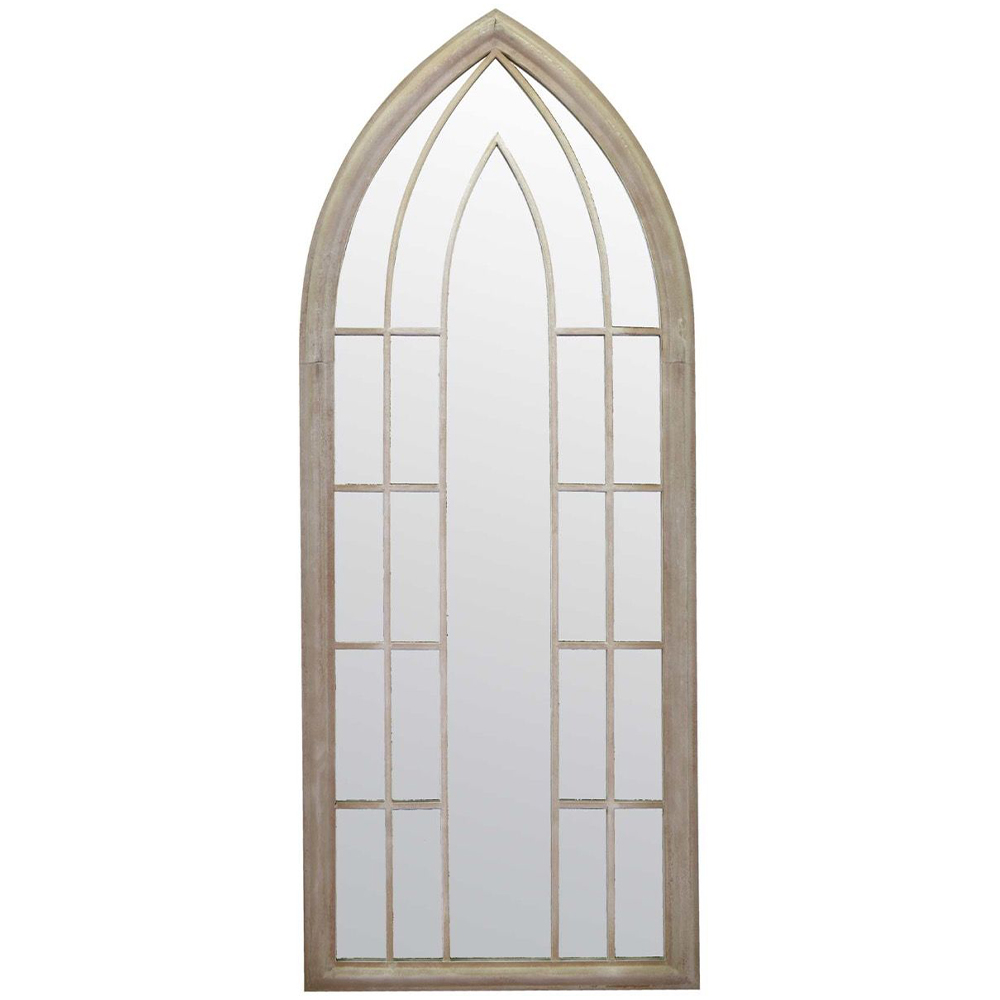 MirrorOutlet Somerley Gothic Arched Garden Mirror 150 x 61cm Image 1
