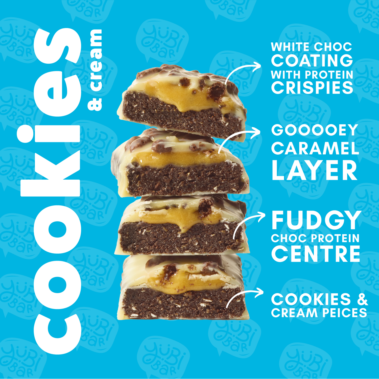 YuBi Bar Protein Snack Bar Cookies and Cream Image 5