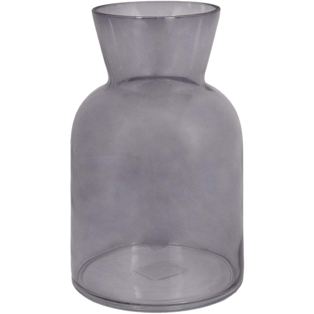 Grey Smoked Glass Vase Image