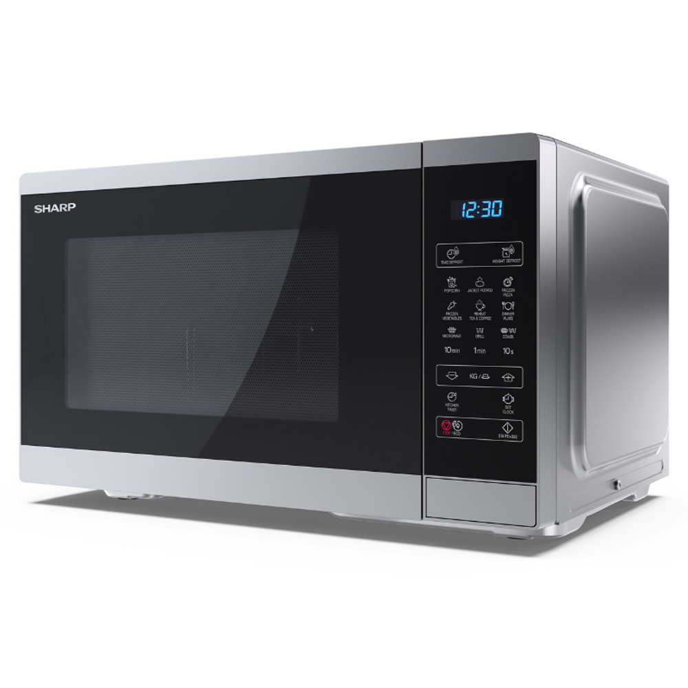 Sharp YC-MG252AU-B Silver 25L Grill Electronic Control Microwave 800W Image 2