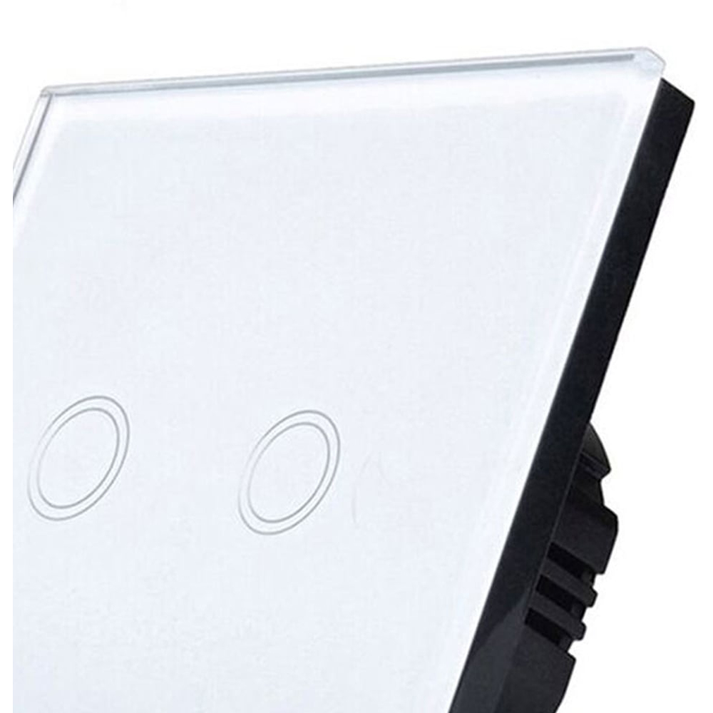 ENER-J 2 Gang White Smart Wi-Fi Touch Switch Image 2