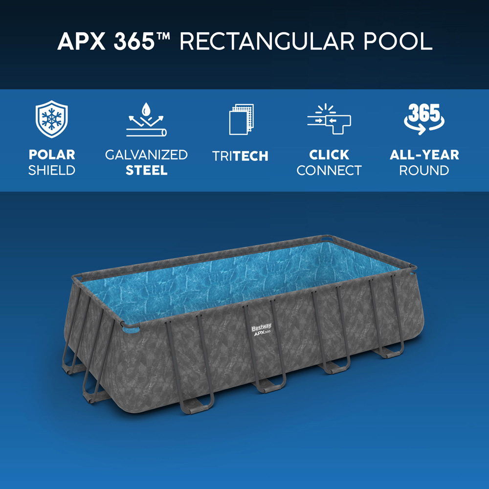 Bestway APX 365 Rectangular Pool Set 18 x 9ft x 52 inch Image 7