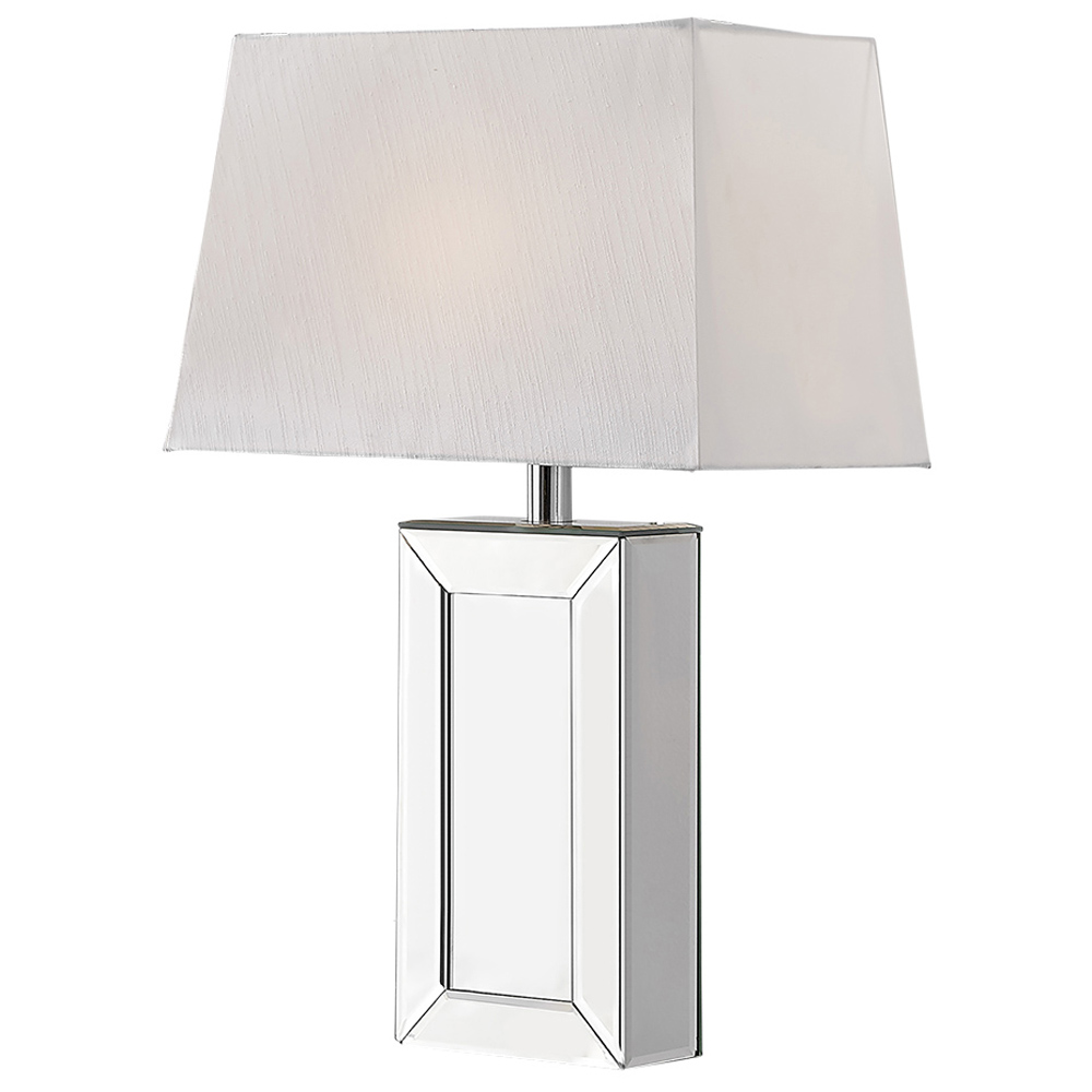 Furniturebox Tabitha White Table Lamp Image 1