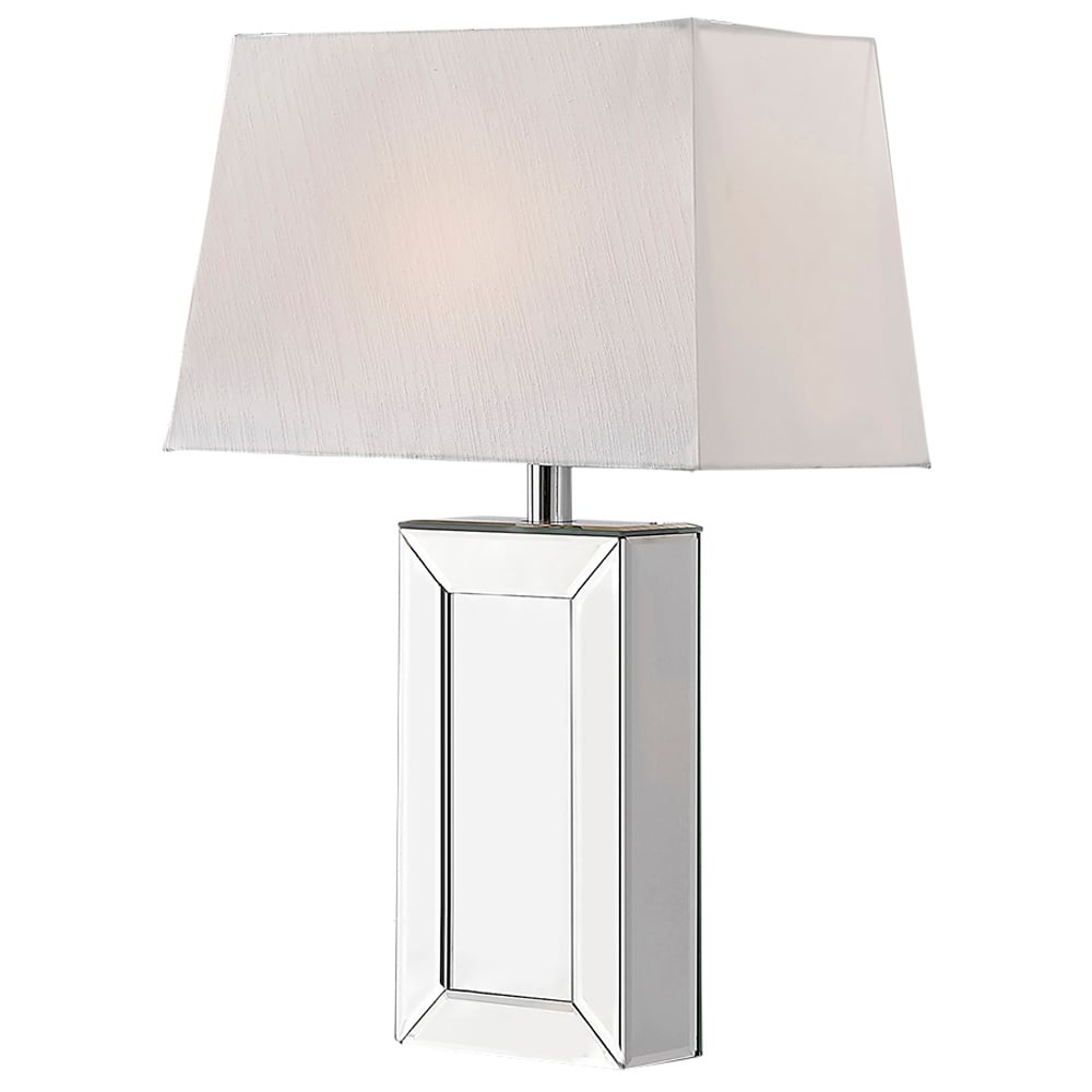 Furniturebox Tabitha White Table Lamp Image 1