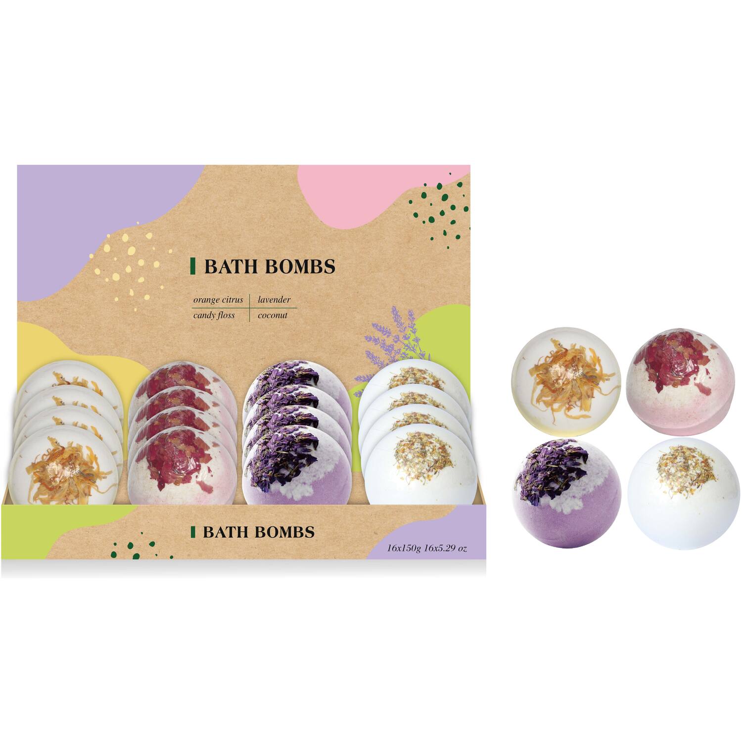 Flower Petal Bath Fizzer Image