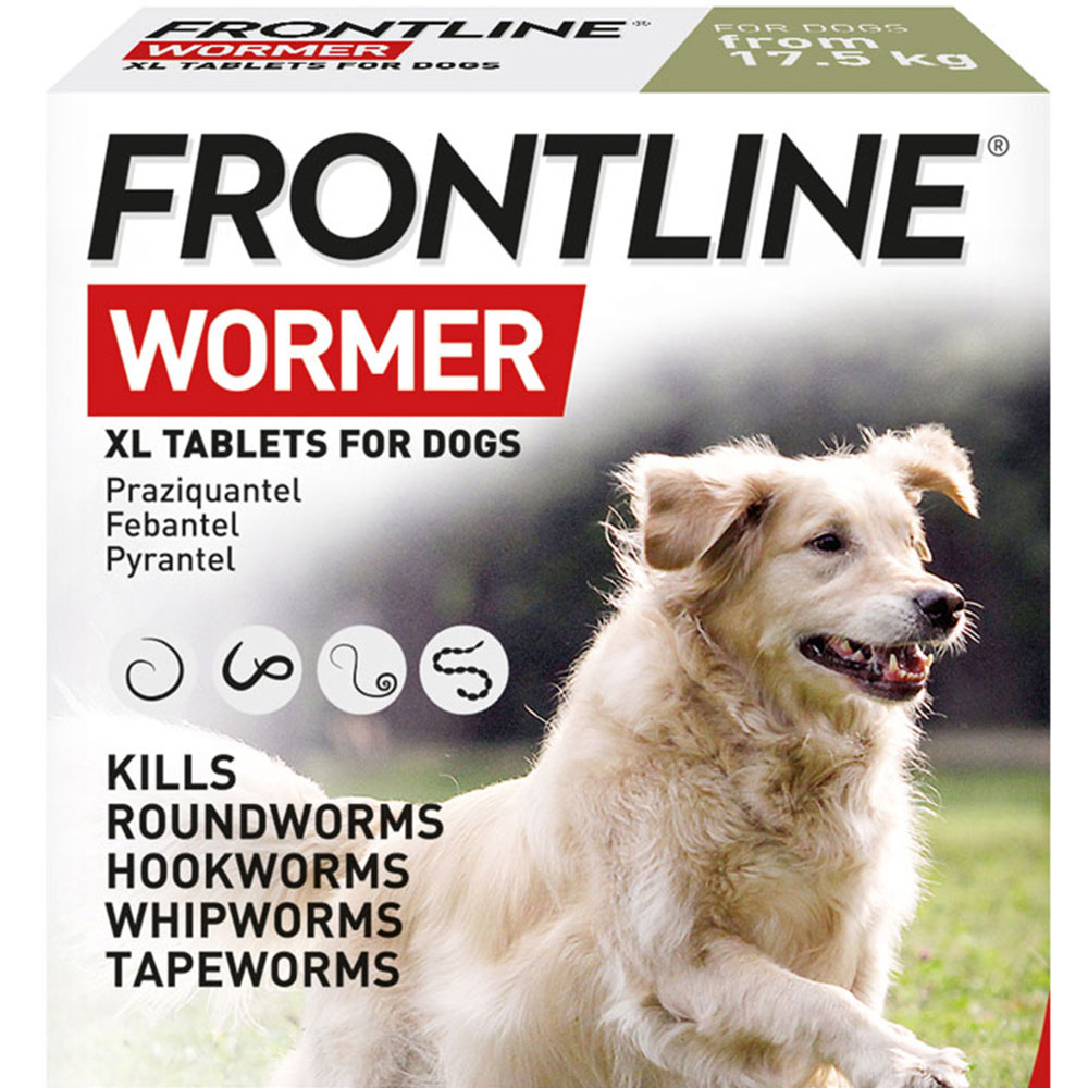 Frontline Wormer XL Tablets for Dog Image 2