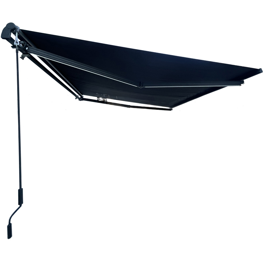 Jack Stonehouse Dark Grey Manual Retractable Awning 2.5 x 2m Image 3