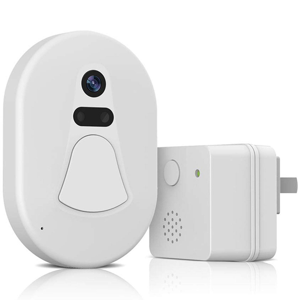 Aquarius White Wi-Fi Wireless Smart Camera Doorbell Image 4