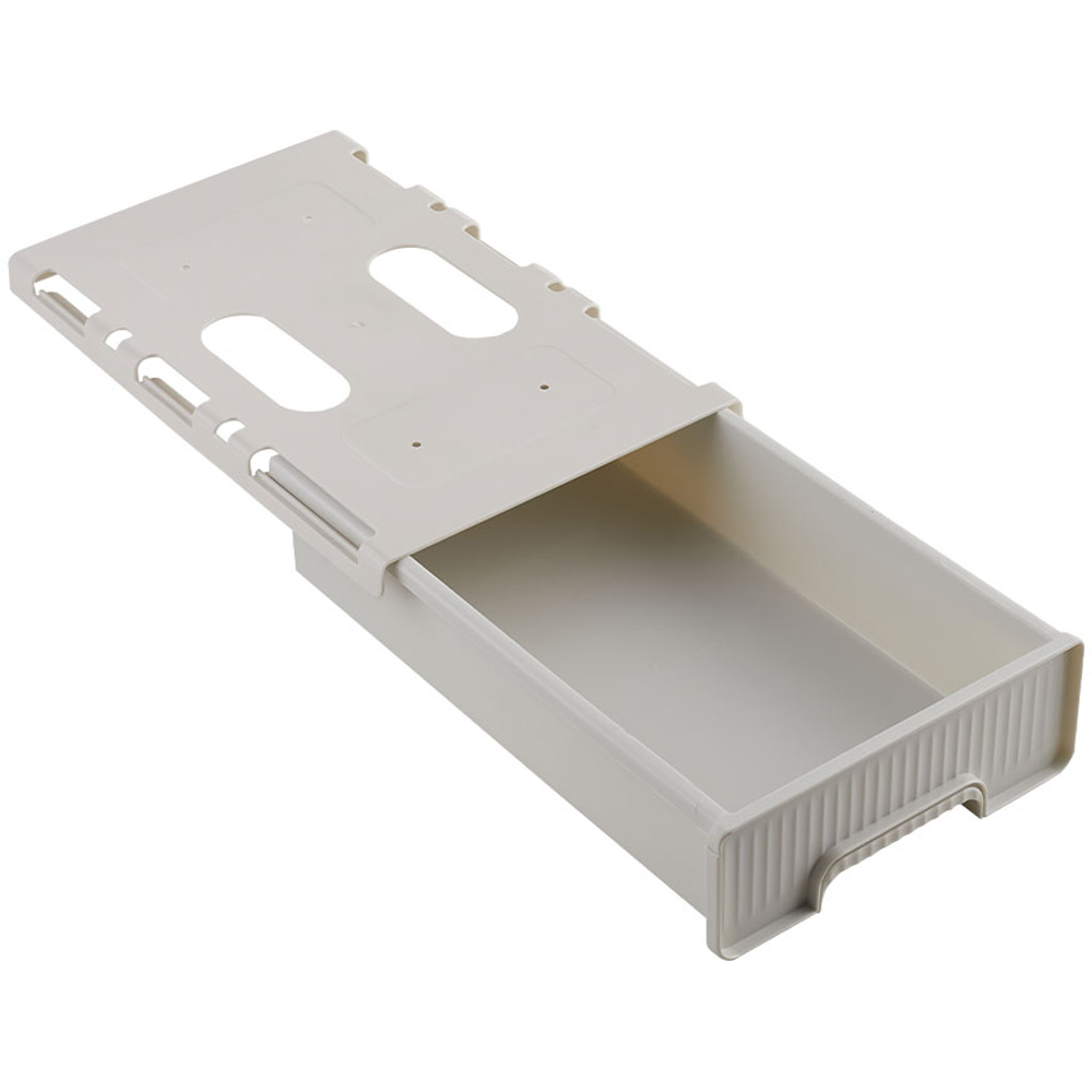 Living and Home White Under Desk Drawer Organiser with Sliding Storage 6.5 x 16 x 45cm Image 5