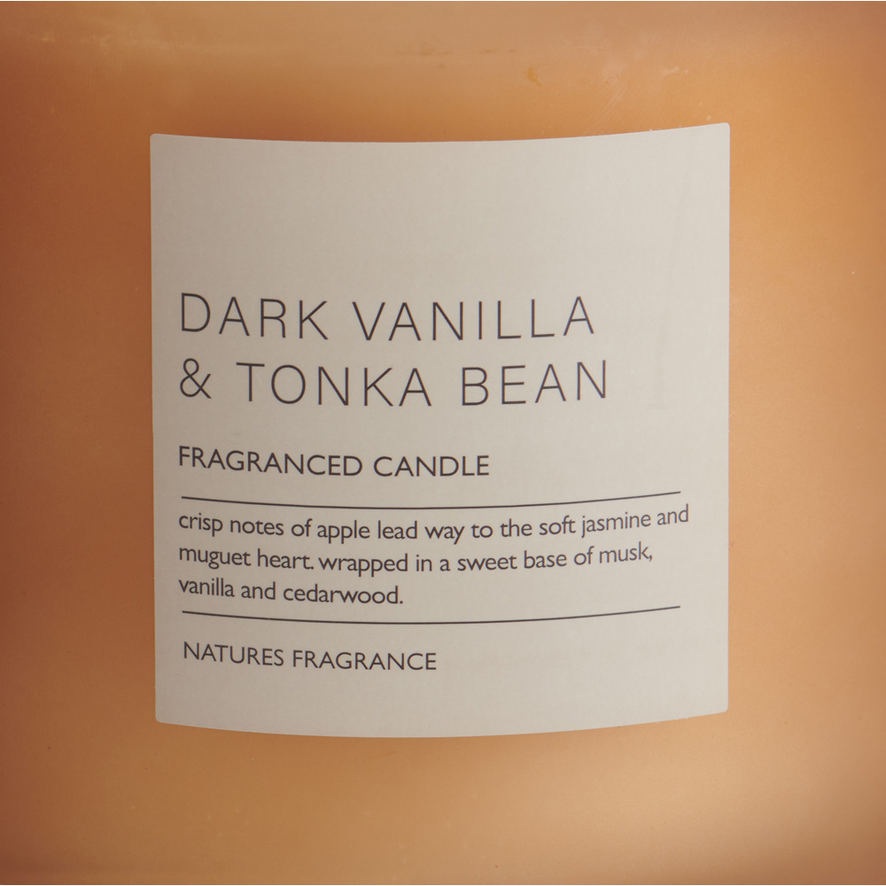 Natures Fragrance Dark Vanila and Tonka Bean Jar Candle Large Image 4