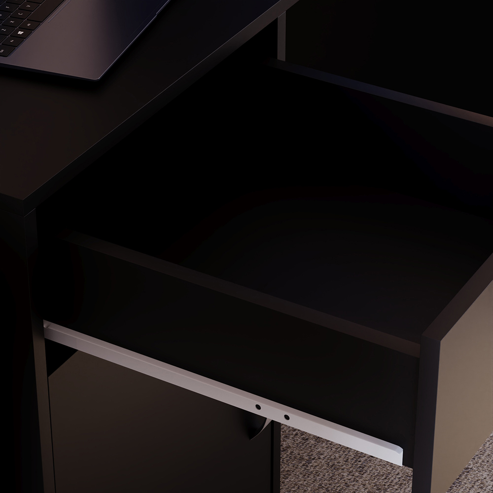 Vida Designs Hudson Computer Desk Black Image 8