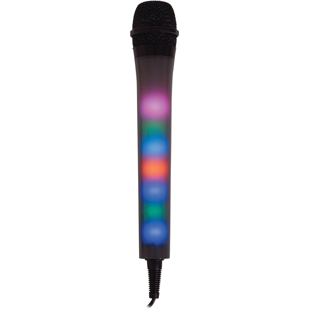 Mr Entertainer Black Dynamic Vocal Microphone with LED Lights Image 4