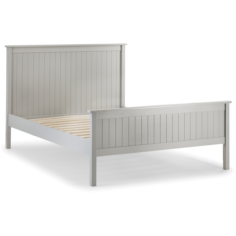 Julian Bowen Maine Double Dove Grey Bed Frame Image 2