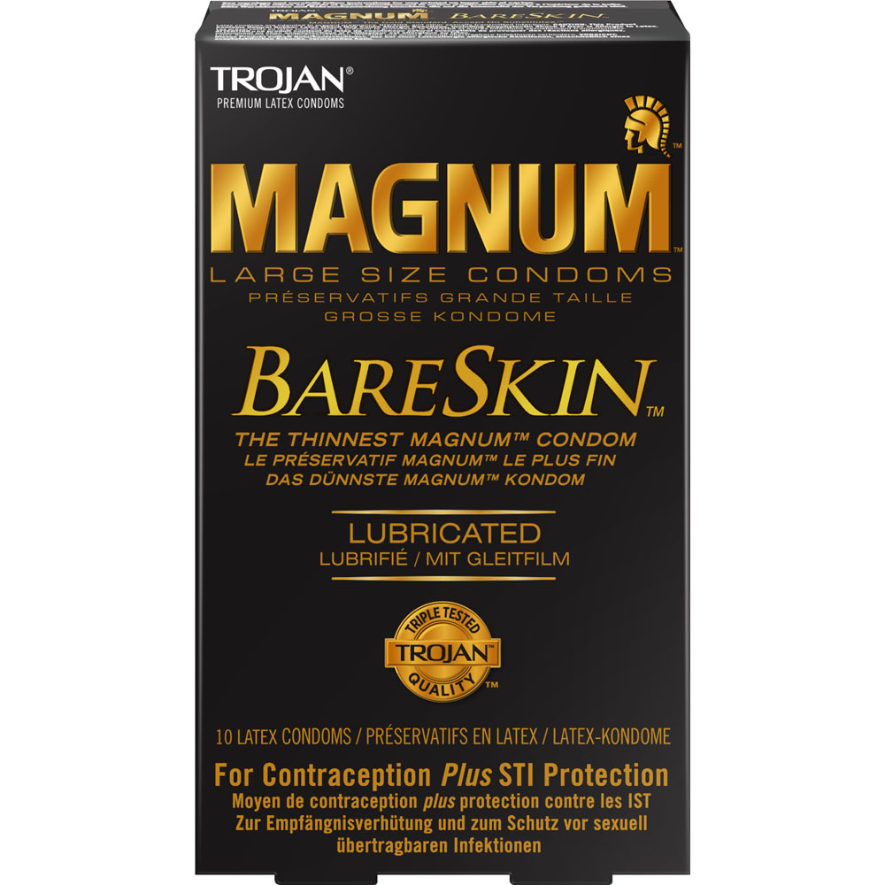 Trojan Magnum BareSkin Condoms 10 Pack Image 2