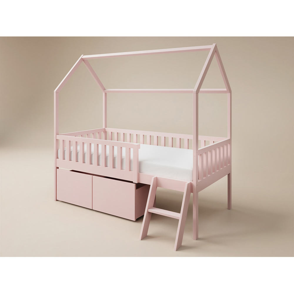 Flair Explorer Single Pink Mid Sleeper Bed Image 3