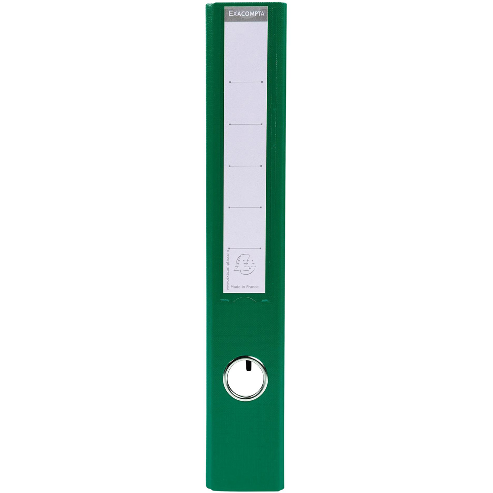 Exacompta PremTouch A4 Dark Green PVC Lever Arch File 10 Pack Image 4