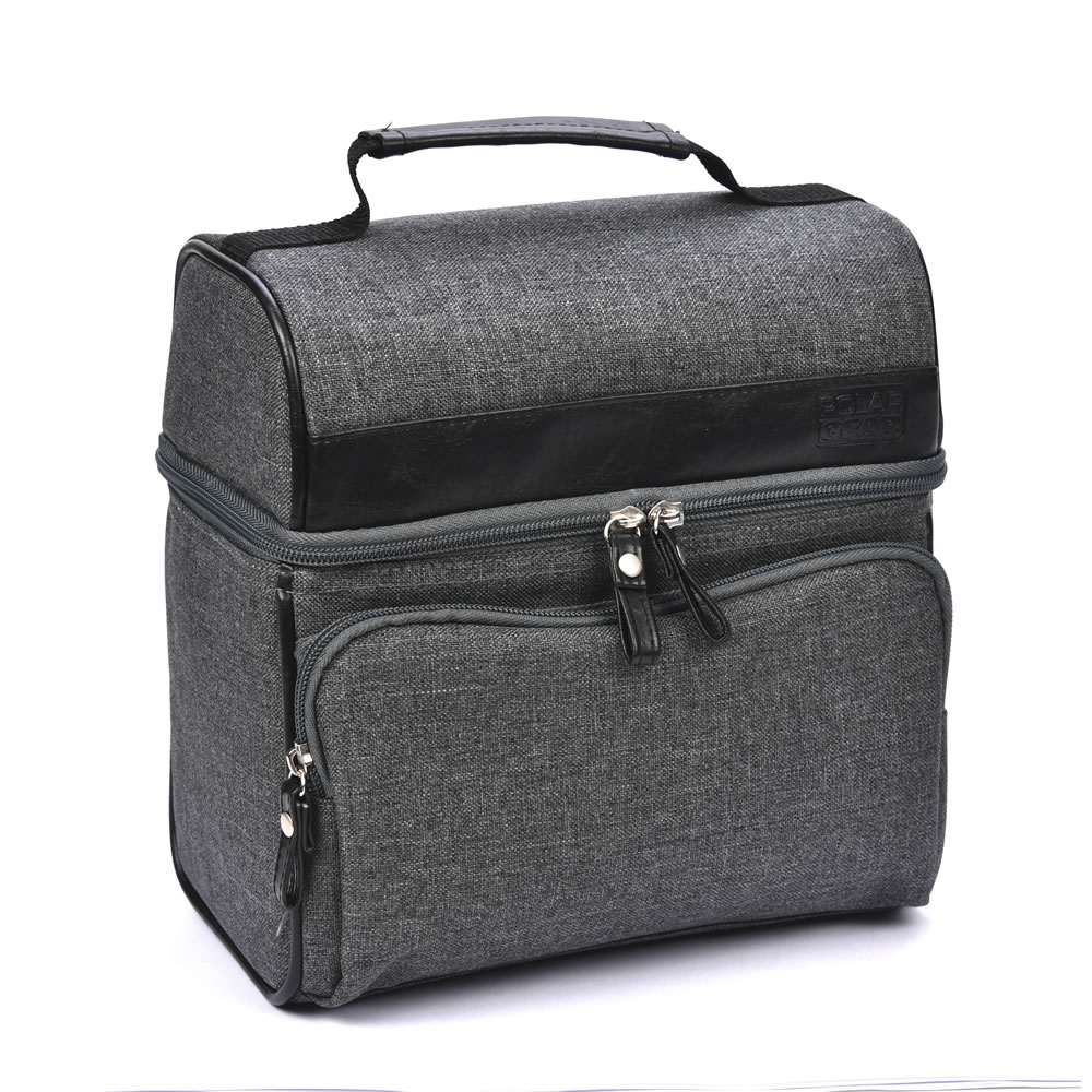 Polar Gear Charcoal Chest Style Lunch Cooler Bag | Wilko