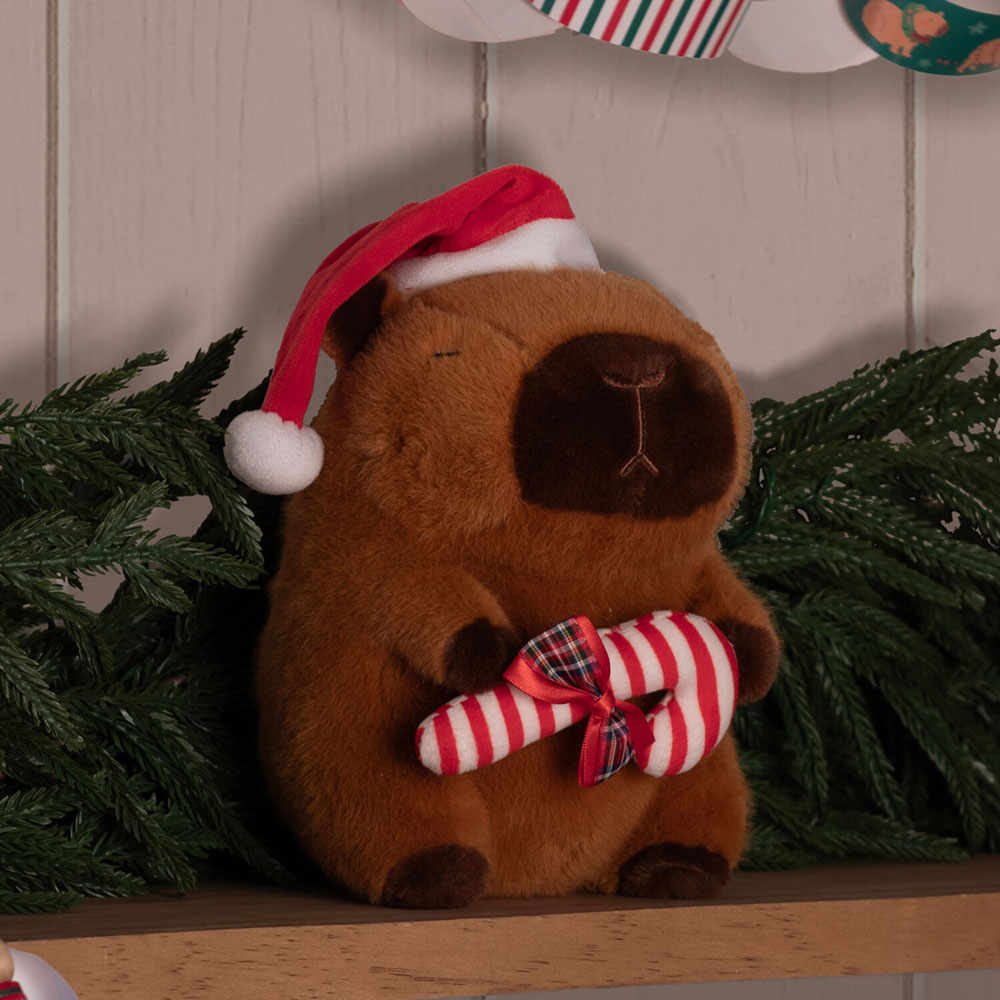 Capybara Christmas Plush Image 2