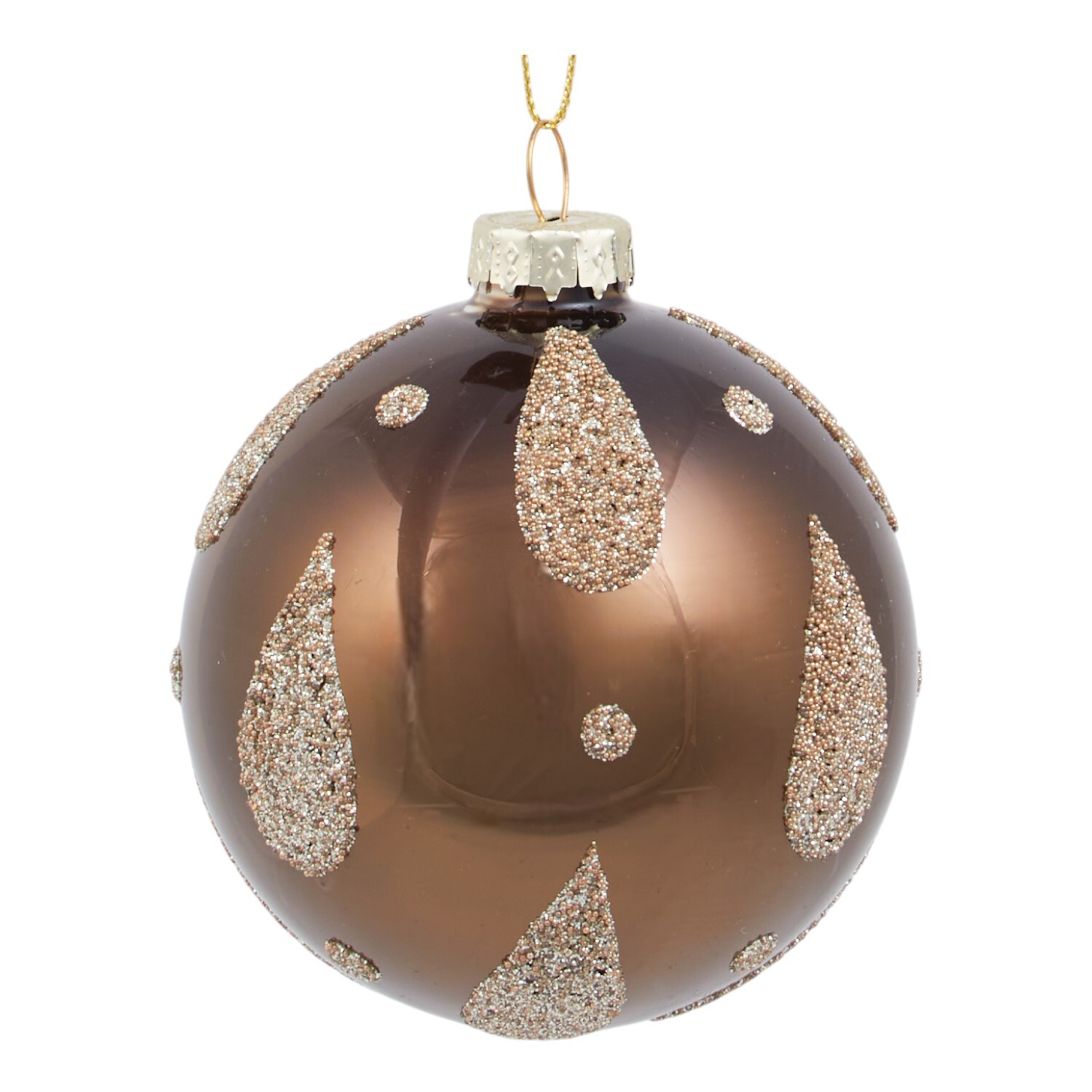 Glitter Detailed Christmas Bauble Image 3