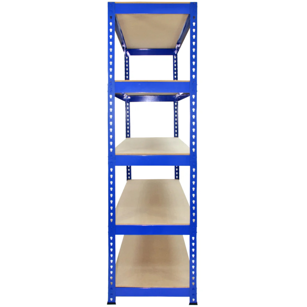 Monster Shop Q-Rax 5 Tier Blue Metal Racking Units 10 Pack Image 4