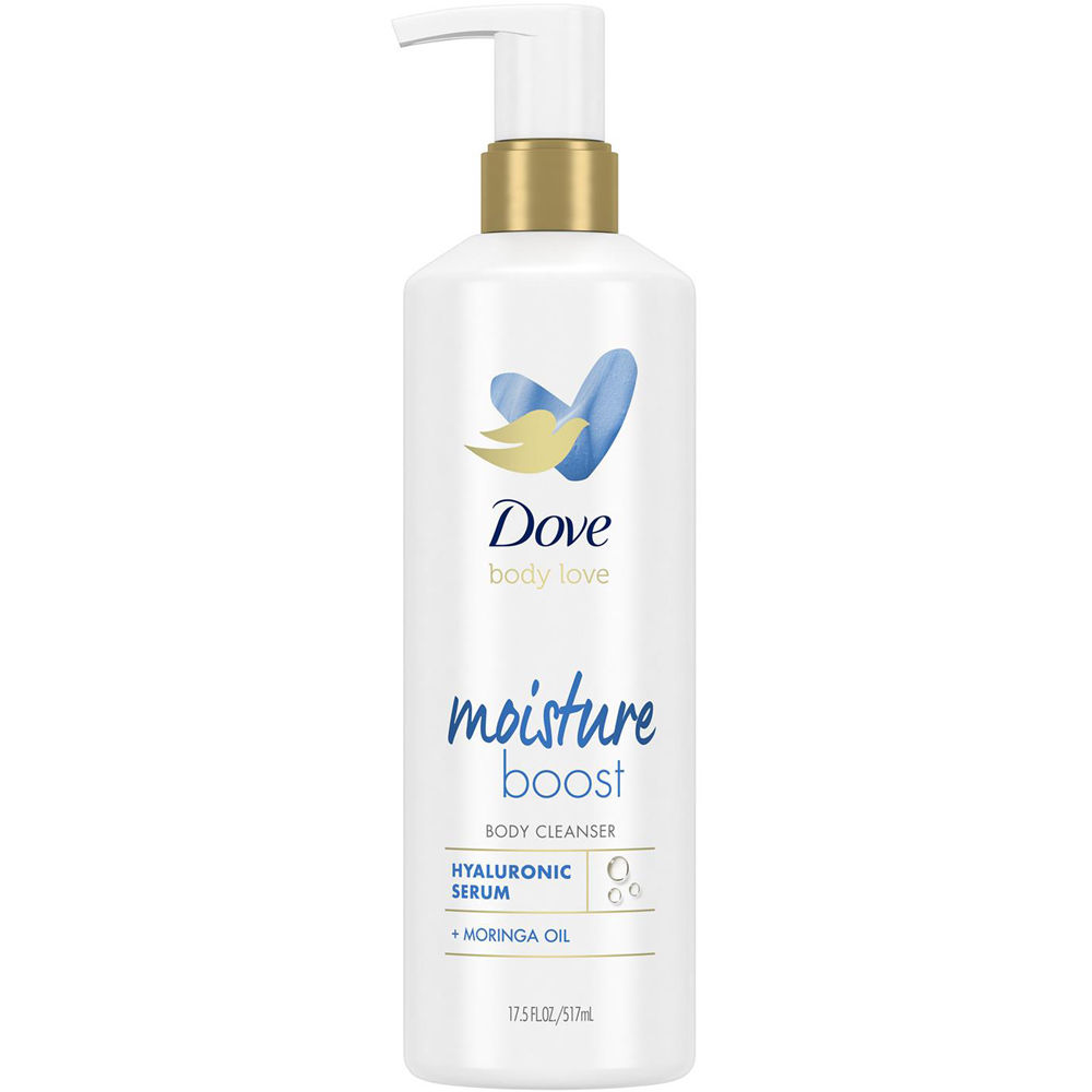 Dove Body Love Moisture Boost Body Cleanser 517ml 12 Pack Image 3
