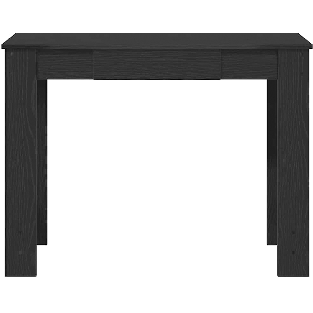 vidaXL Single Drawer Computer Desk Black Image 3