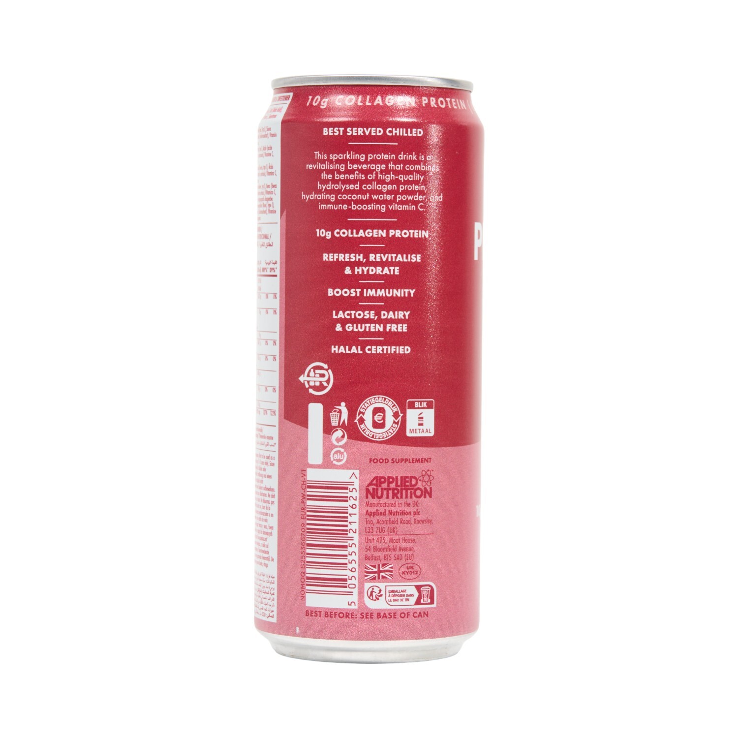 Applied Nutrition Sparkling Protein Water Cherry Image 2