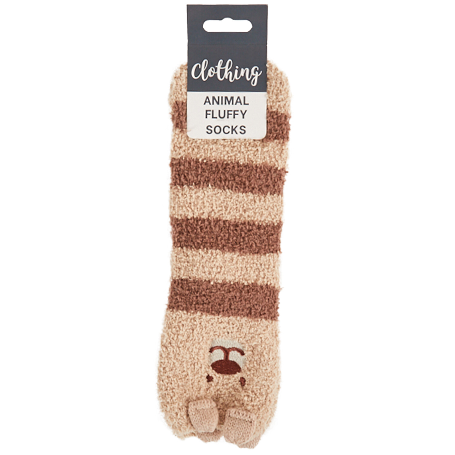 Animal Fluffy Socks - Multicolour Image 3