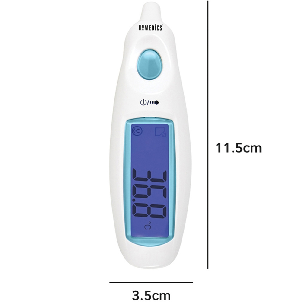 Homedics Jumbo Display Digital Waterproof Infrared Ear Thermometer Image 6