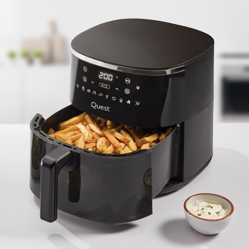 Quest 33860 Black 6L Digital Air Fryer Image 2