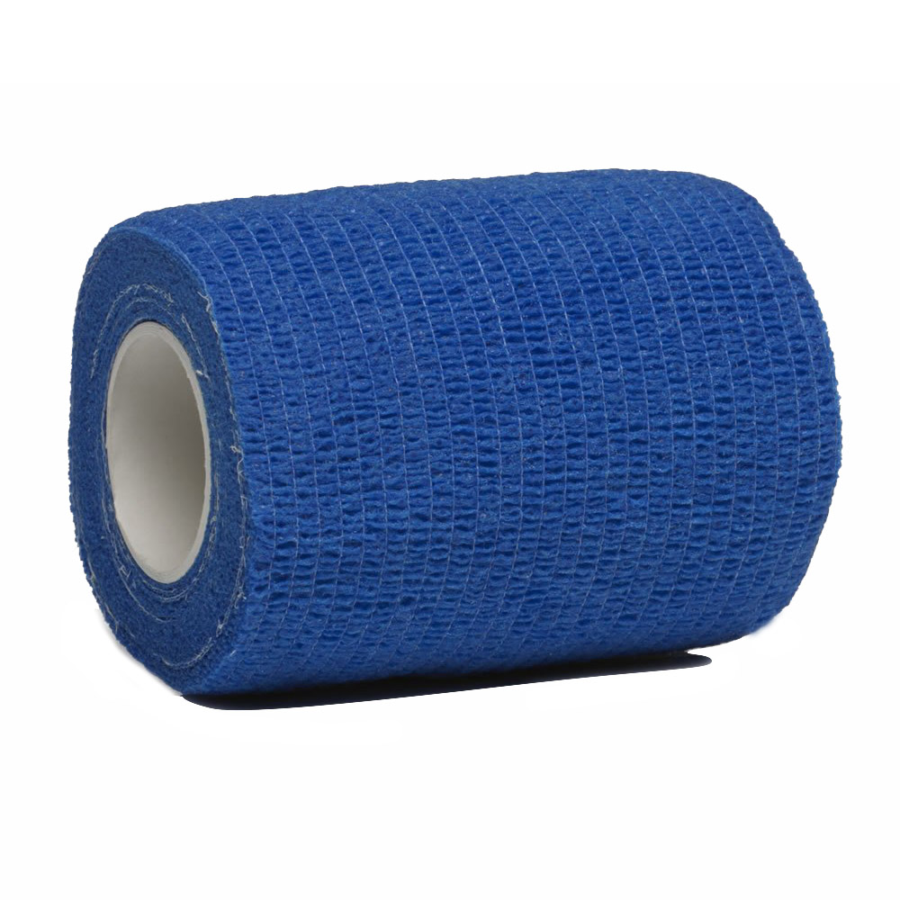 Wilko Blue Cohesive Bandage 7.5cm x 4.5m Image