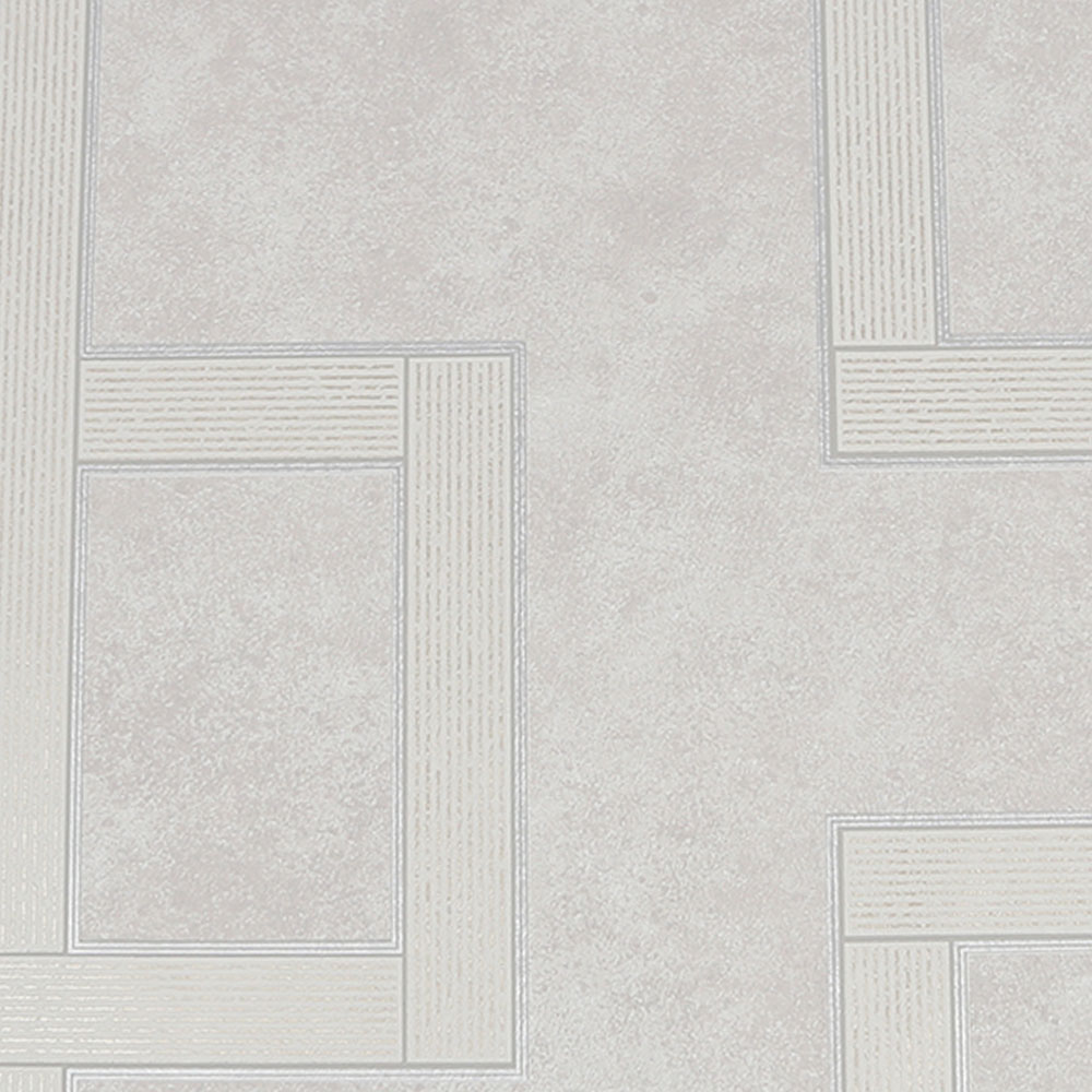 Boutique Gilded Greek Key Pearl Wallpaper Image 3