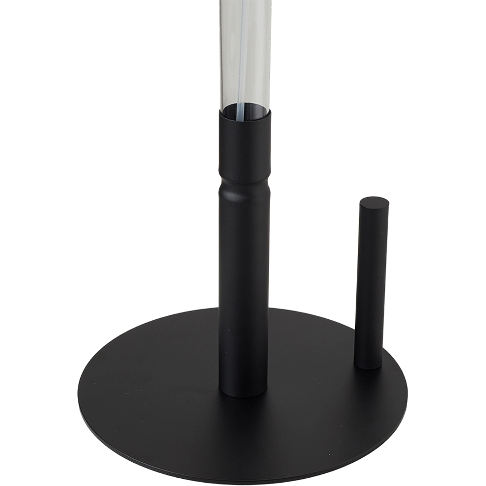 Living and Home 2-in-1 Black Stainless Steel Tissue Roll Holder with Spray Bottle Image 6