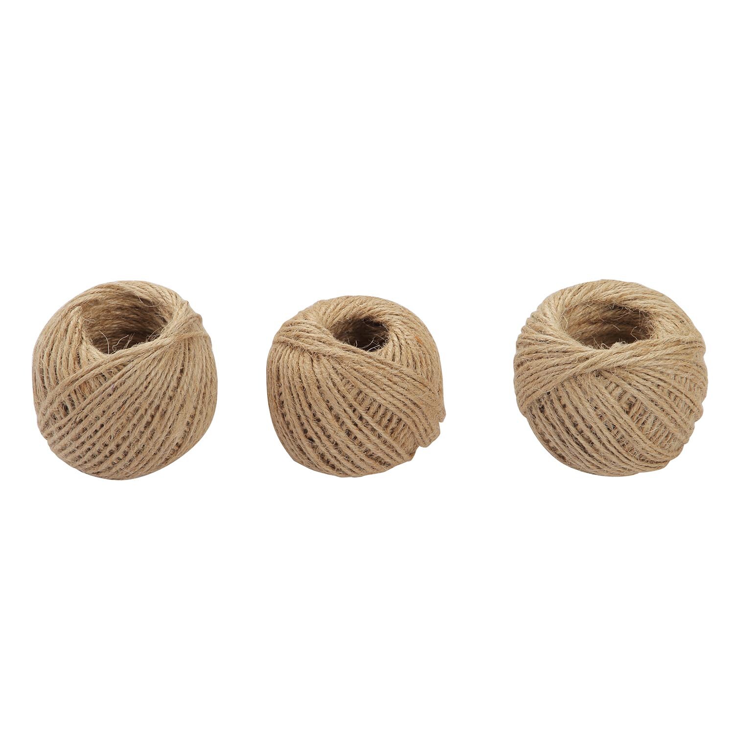 Pack of Three Natural String - Brown Image