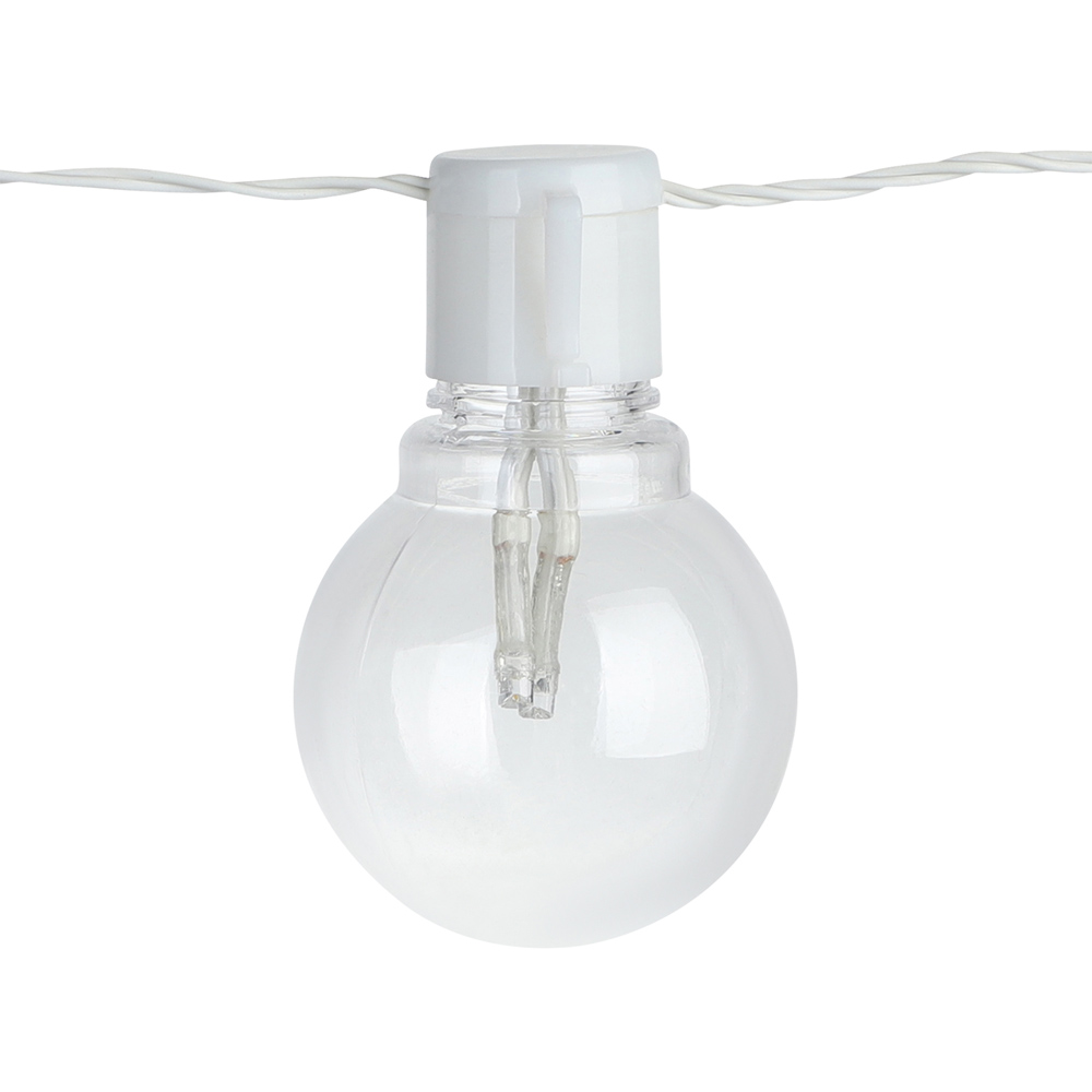EGLO Partaj White Transparent Outdoor LED Fairy Lights Image 3