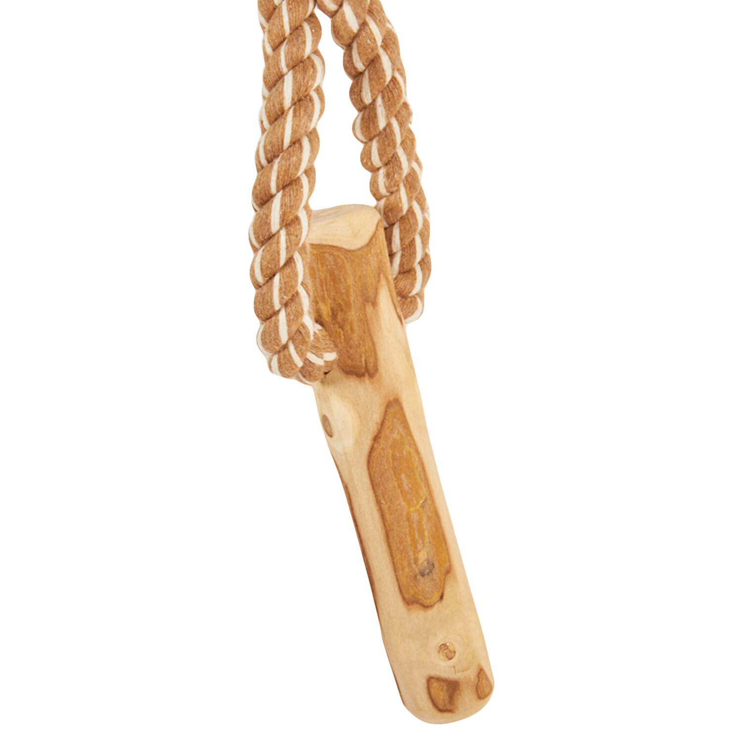 Coffee Wood Rope Dog Toy Image 5
