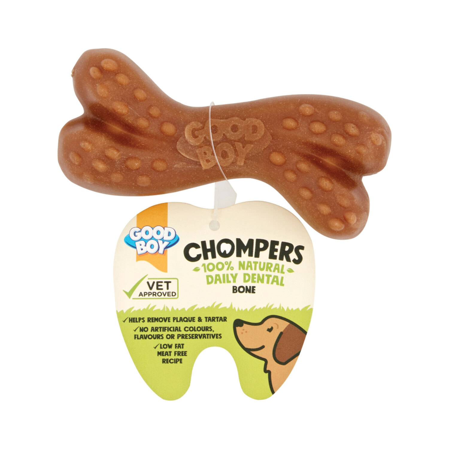Good Boy Chompers Dental Bone Dog Treat 60g Image 1