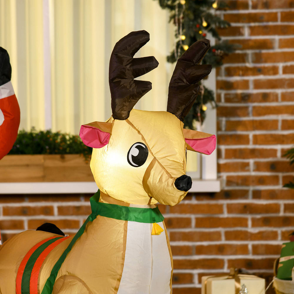 Everglow Multicolour Inflatable Santa 4ft Image 3