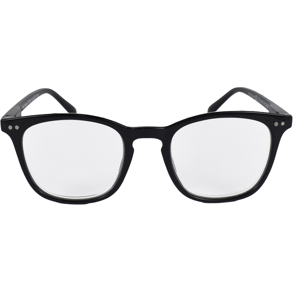 Plain Frame Reading Glasses Black Image 1