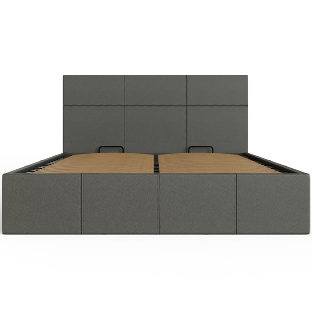 GFW Small Double Grey Side Lift Ottoman Bed Image 5