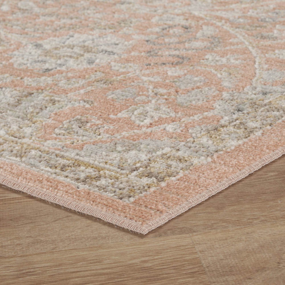 Desire Rugs Maia Coral Floral Non Slip Rug 160 x 240cm Image 3