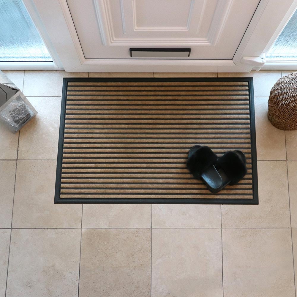 JVL Vienna Lines Scraper Doormat 60 x 90cm Image 2