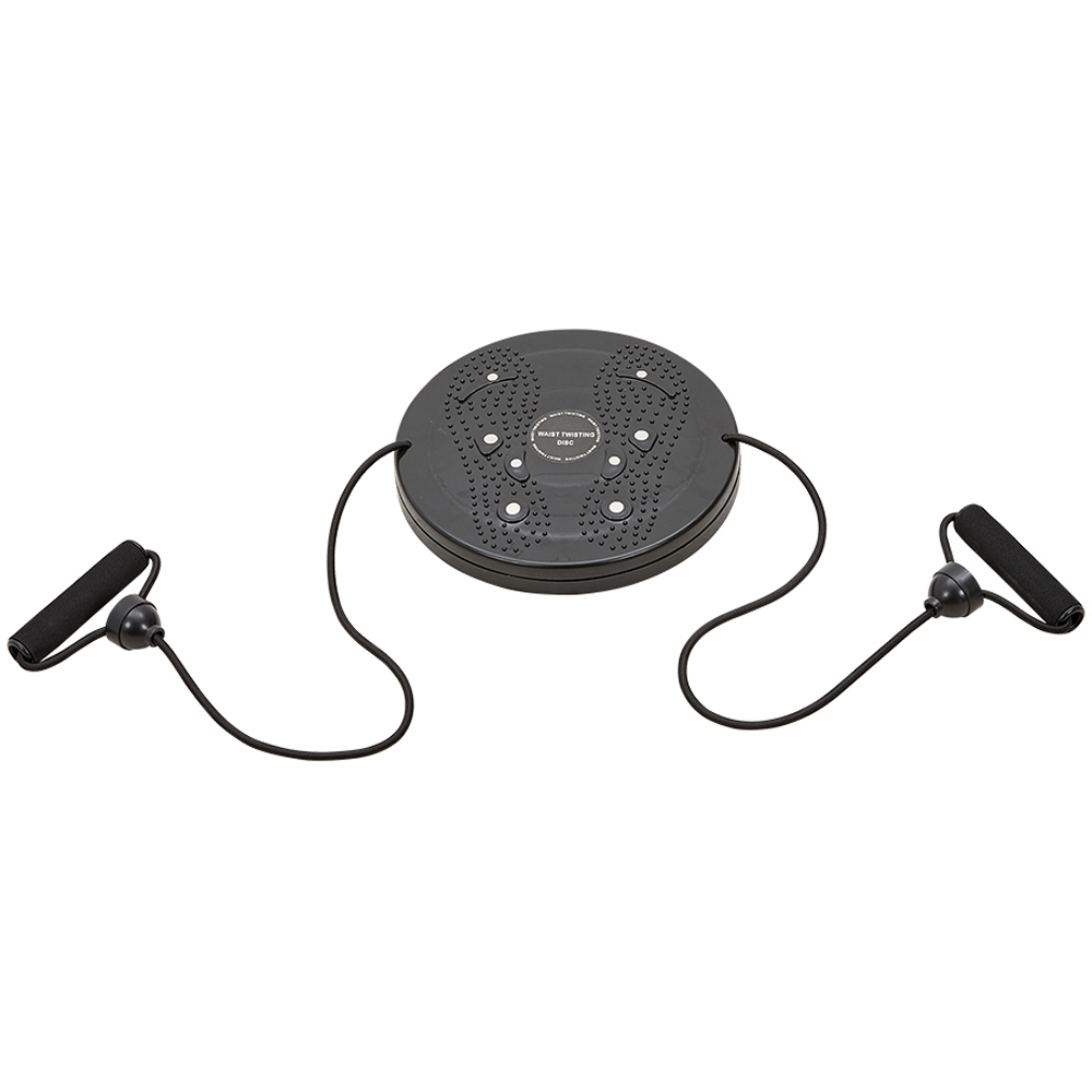 H&O Direct Black Ab Twister Board with 8 Magnets and Resistance Bands Image 1