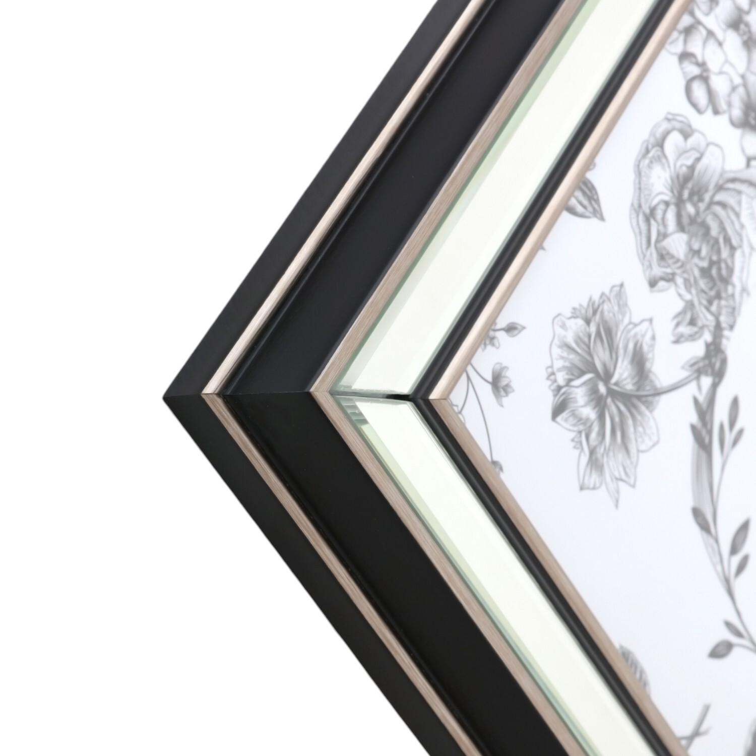 Mode Mirrored Photo Frame Silver 14 x 11in Image 5