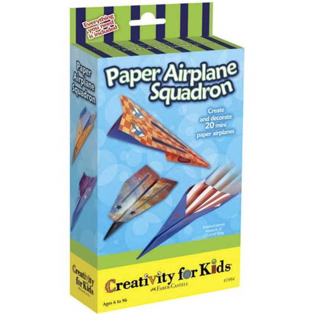 Creativity For Kids Multicoloured Paper Airplane Squadron Craft Kit Image 1