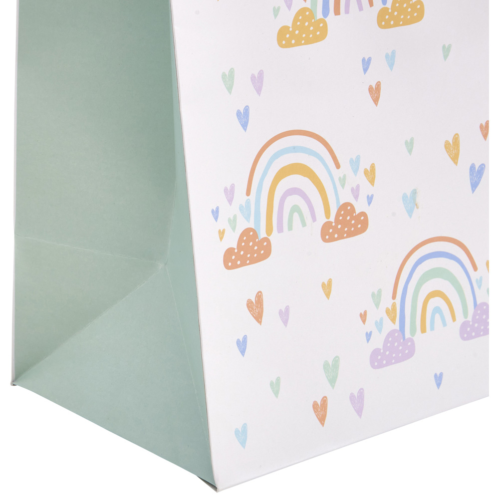 Wilko Large Rainbow Baby Giftbag Image 3